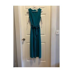 Calvin Klein teal jumpsuit